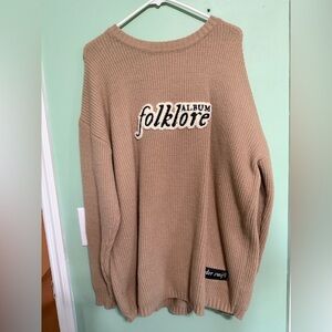 Taylor Swift Folklore Album Sweater